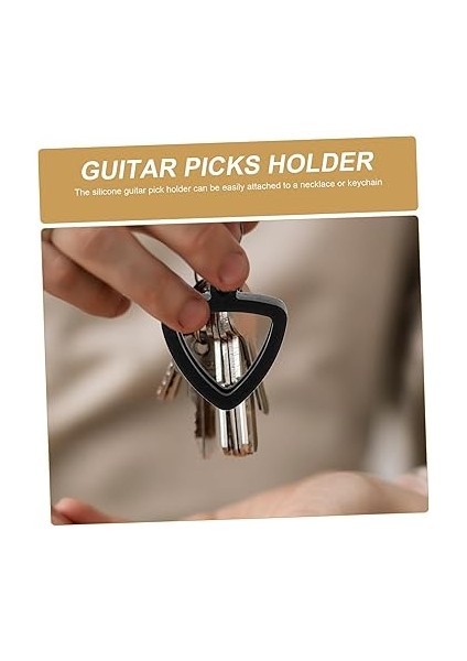 Gitar Penası Aksesuar Seti Gitar Penası Için Kolye Tutucu Silikon Penalar Kolay Taşınabilir modelleri