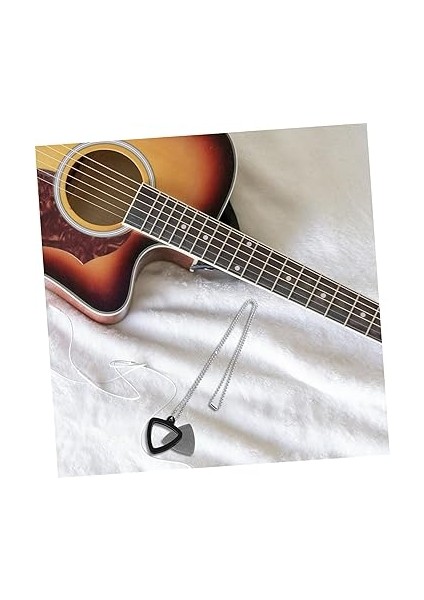 Gitar Penası Aksesuar Seti Gitar Penası Için Kolye Tutucu Silikon Penalar Kolay Taşınabilir fırsatları