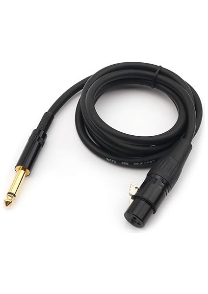 6,35 mm (1/4 Inç) Ts Erkek - Xlr Dişi Bağlantı Ses Mikrofonu Kablosu, Siyah/alaşım, Mikrofon, Aktif Hoparlör, Sahne, Dj, Stüdyo Ses Konsolu, 3m / 10FT fiyatları