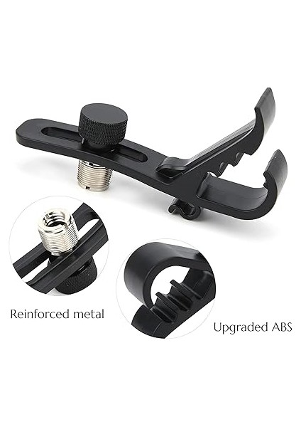 8 Adet Darbeye Dayanıklı Pil Mikrofon Klipsi, Ayarlanabilir Pil Mikrofon Kiti ve Mikrofon Standı Mikrofon Tutucu, Evrensel Mikrofon Kelepçesi modelleri