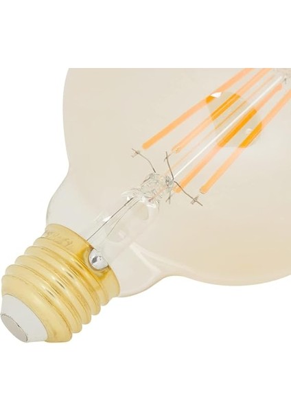 E27 Fil G95 Lamba, Sarı Işık 7W 630LM 2000K Gold modelleri