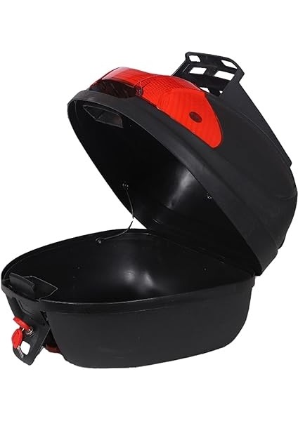 Motosiklet Çantası Arka Motosiklet Bagajı Kargo Taşıma Aparatlı Sırt Dayamalı CV34 (Siyah) fırsatları