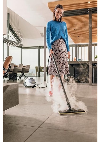 Sc 5 Easyfix Iron Plug Buharlı Temizlik Makinesi, 4.2 Bar, 75 M² Temizleme Alanı, Beyaz fırsatları