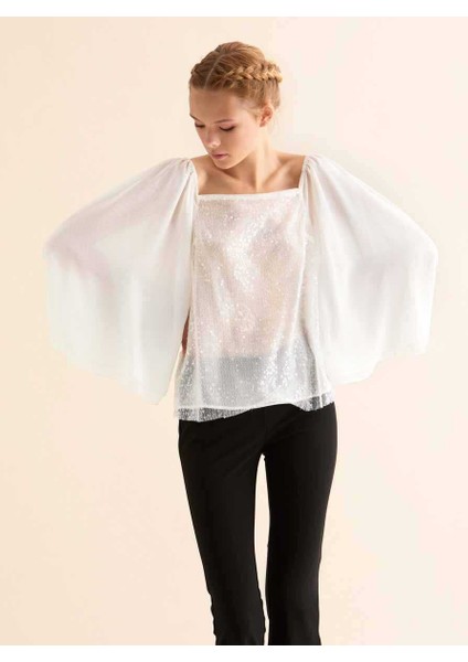 Kol Detaylı Bluz Standart Renk Y9913013_089 fırsatları