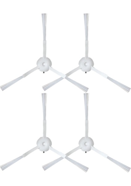 Qihoo 360 S5 S7 S7 Pro Robot Süpürge Yedek Yan Fırçası Için 4 Adet (Yurt Dışından)