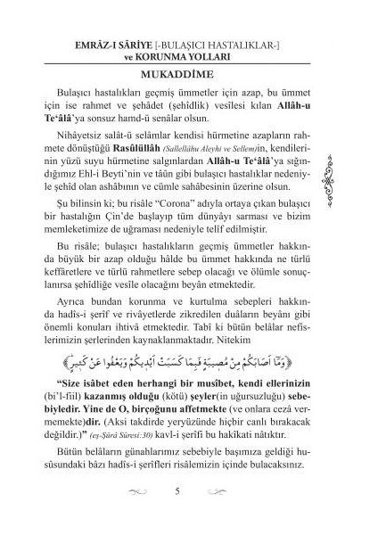 Emrazı Sariye Bulaşıcı Hastalıklar Ve Korunma Yolları 1. Cilt