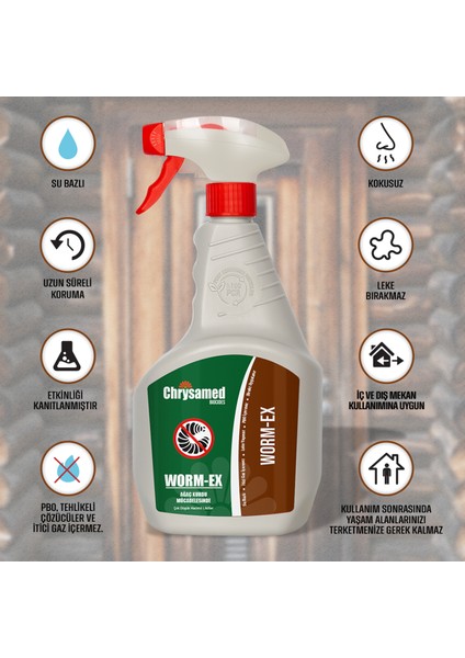 Worm-Ex Ağaç / Tahta Kurdu 1 Lt Böcek Haşere İlacı fiyatları
