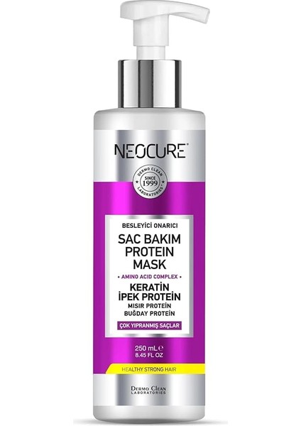 Clean Yıpranmış Saçlar Için Besleyici Onarıcı Saç Bakım Protein Maskesi 250 Mililitre