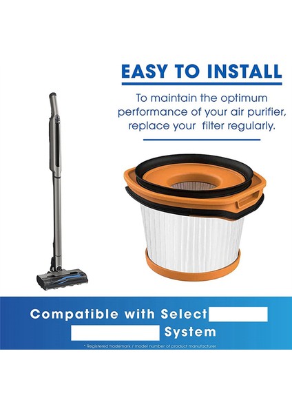 Shark Wandvac Sistemi WV360 WS620 WS630 WS632 Çubuk Için 6 Adet Filtre (Yurt Dışından) fırsatları