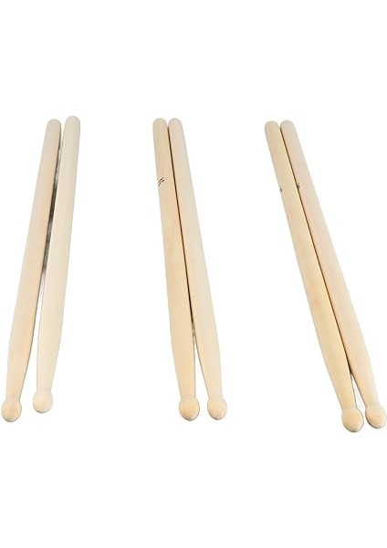 3 Çift, Davul Anti -Kayma Kolları, 5A Katı Ahşap Akçaağaç Baget Paketleri, Yetişkinler Için Ideal, Çeşitli Müzik Türleri ve Performansları Için modelleri