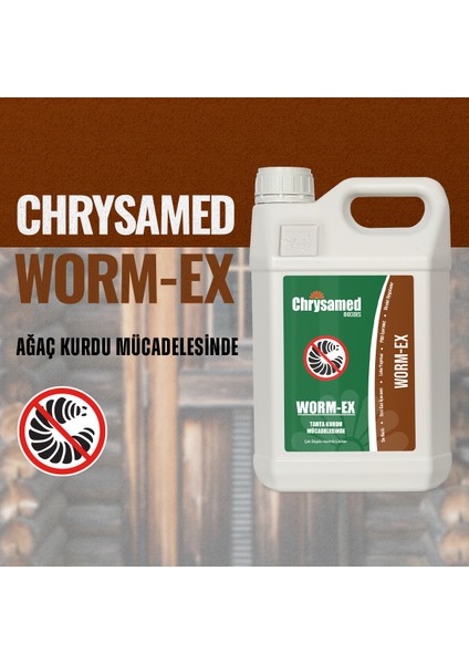 Worm-Ex Ağaç / Tahta Kurdu 5 Lt Böcek Haşere İlacı