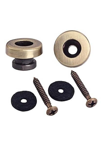 Gitar Askısı Düğmeler Metal Uç, Gitar Bas Için Kayış Kilitleri, Bronz fiyatları