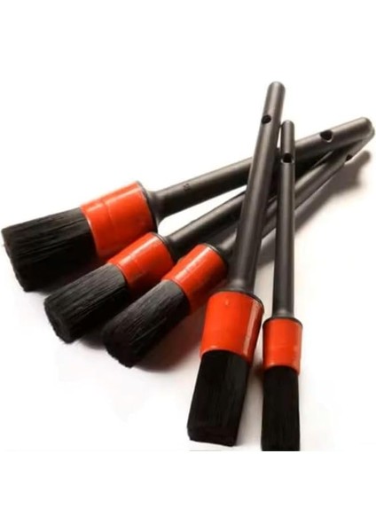 Hoala 5' Li Oto Detay Fırça Seti, Farklı Boyutlarda Oto Detay Fırça