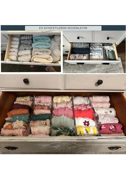 Şeffaf Akrilik Ayarlanabilir Teleskopik Çekmece Bölücü Organizer – Çok Amaçlı Düzenleyici Set indirimleri