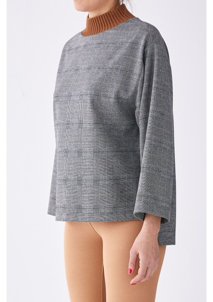 Boğaz Detaylı Uzun Kollu Bluz Orginal K1913023_050 modelleri