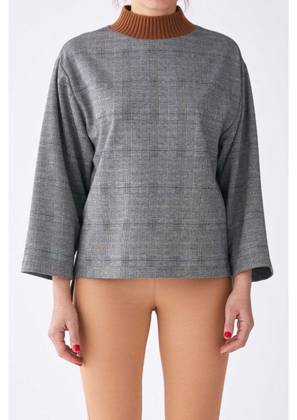 Boğaz Detaylı Uzun Kollu Bluz Orginal K1913023_050 fırsatları