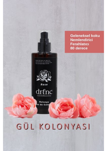 Gül Kolonyası 250 ml modelleri