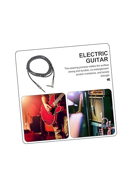 1 Bilgisayar Gitar Ses Kablosu Gitar Kablosu Audio Cable Adaptörlü Kordon Amfi Için Elektro Gitar Müzik Enstrümanları Elektro Gitar Aksesuarı Ses Kablosu Kablosu Bakır Çekirdek indirimleri