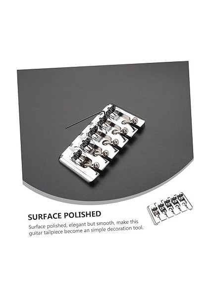 5 Telli Bas Gitar Aksesuarı - Köprü Eyeri ile Sabit Kuyruk Parçası Metal Yapı modelleri