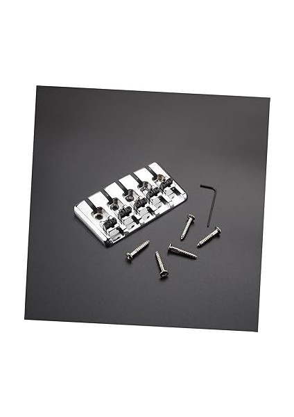 5 Telli Bas Gitar Aksesuarı - Köprü Eyeri ile Sabit Kuyruk Parçası Metal Yapı fırsatları