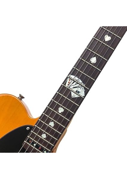 Sticker Klavye Konum Işaretleyici Gitar Için - Playing Cards - Beyaz Inci, F-020PC-WT fiyatları