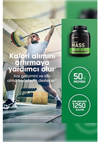 Serious Mass Strawberry 2727 gr Yüksek Karbonhidratlı Gainer Ürünü