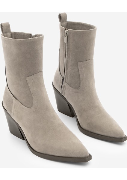 Kadın Sivri Burun Western Bot Fetya indirimleri