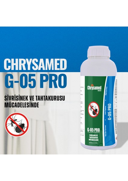 G-05 Pro Bitki Özlü Böcek İlacı 1 Lt Sivrisinek ve Tahtakurusu Türlerinde Etkili