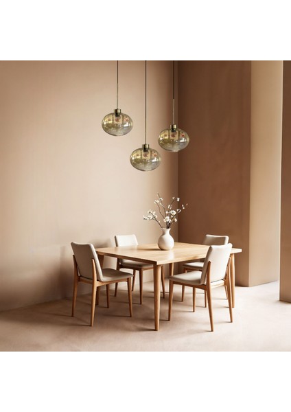 Jerno Cam Bal Rengi Tekli Piramit Plafonyer Başlık Retro Salon Aydınlatma fiyatları