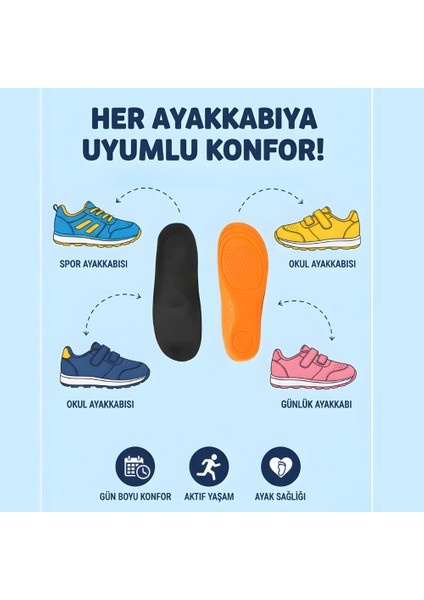 Ortopedik Ark Destekli Tabanlık Önleyici Çocuk Tabanlığı indirimleri