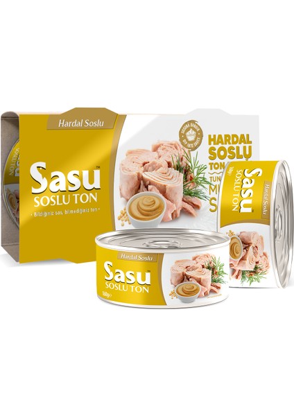 Hardal Soslu Ton Balığı 6x160 gr İri Parça fiyatları