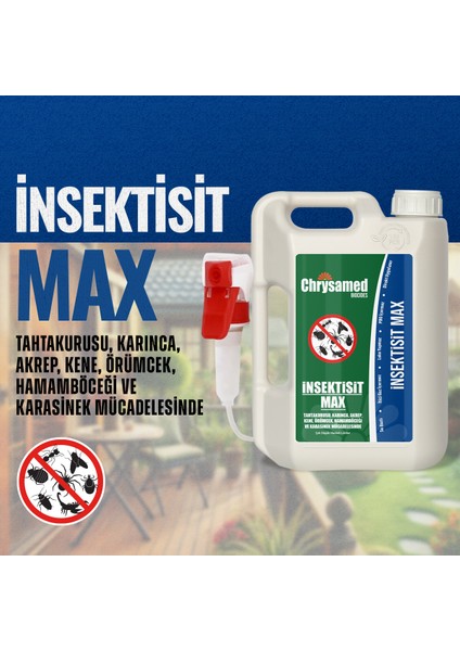 Insektisitt Max 2 Lt Böcek Ilacı + Trigger Tahtakurusu, Karınca, Akrep, Kene, Örümcek, Hamamböceği, Karasinek