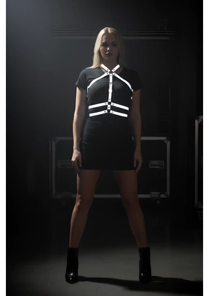 Karanlıkta Parlayan Şık Göğüs Harness, Harness Patywear - APFT218 modelleri