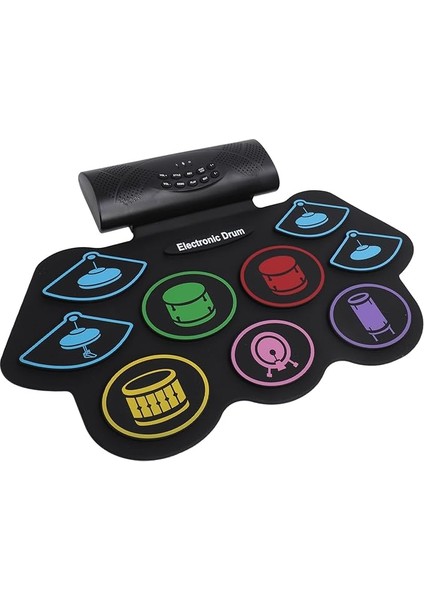 Drum Pad, Stereo Hoparlör 9 Pedler Bt Bt Mıdı Kayıtları Için Yapıldığı