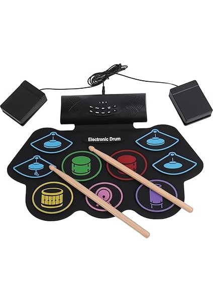 Drum Pad, Stereo Hoparlör 9 Pedler Bt Bt Mıdı Kayıtları Için Yapıldığı modelleri
