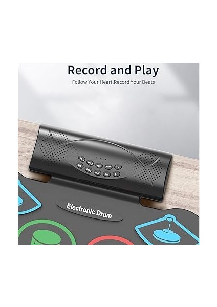 Drum Pad, Stereo Hoparlör 9 Pedler Bt Bt Mıdı Kayıtları Için Yapıldığı fırsatları