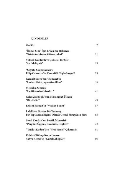 Çağdaş Türk Şiirinde Modernizmin İmgeleri - Mustafa Kurt modelleri