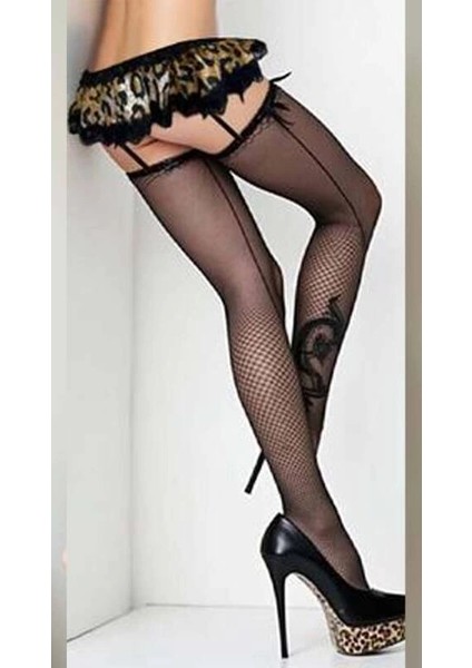 Leopar Desenli Mini Etek V4101 modelleri