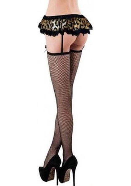 Leopar Desenli Mini Etek V4101 fırsatları