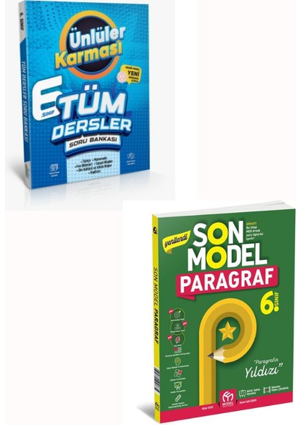 6. Sınıf Ünlüler Tüm Dersler-Son Model Paragraf