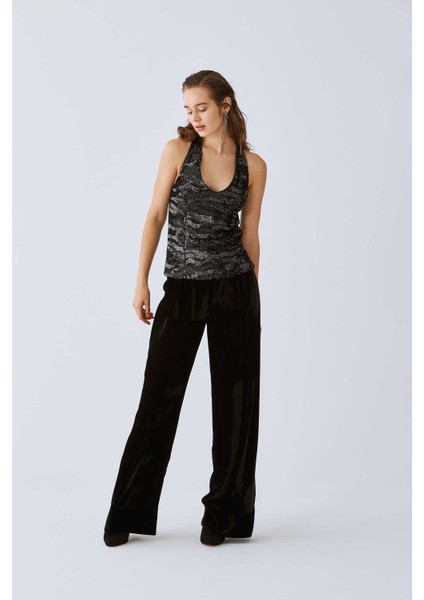 Payetli Bluz Siyah K2013188_001 fiyatları