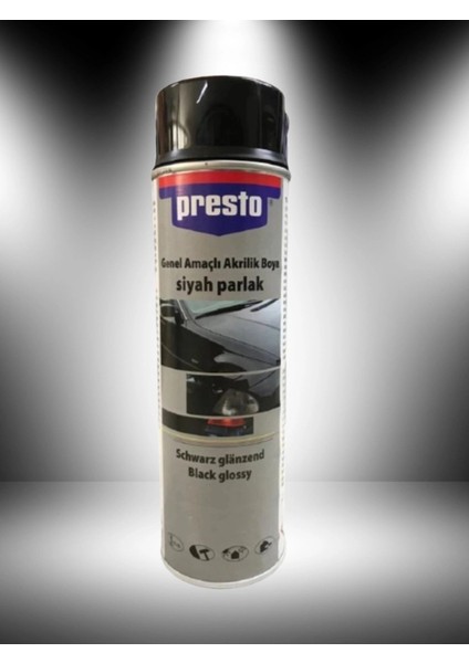 Akrilik Sprey Tamir Boyası Parlak Siyah 500 ml
