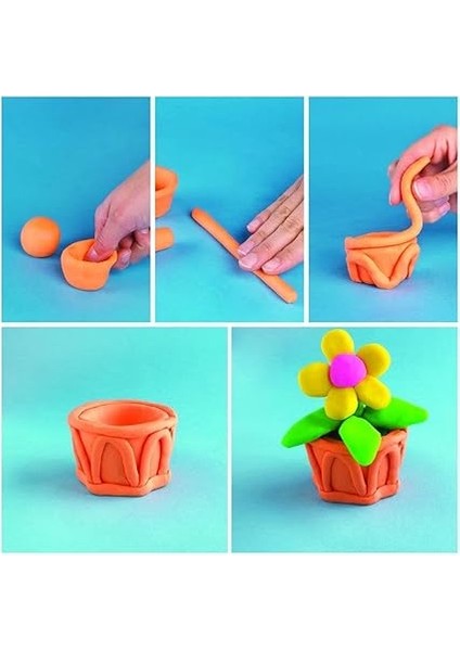 Hamuru 12 Renk Merdane Şekiller Set Play Doh Oyun Hamuru Seti 12 Renk Merdane ve Şekiller modelleri