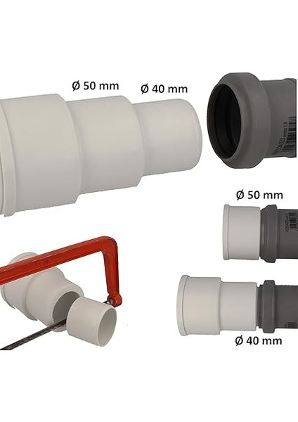 | Lavabo Sifonu | 1 1/2 Inç | Esnek Kısaltılabilir | Tahliye Hortumu DN40/50 | Cihaz Bağlantılı | Koku Önleyici Tahliye Garnitürü Mutfak Lavabosu Için | Plastik | Beyaz | 587077 indirimleri