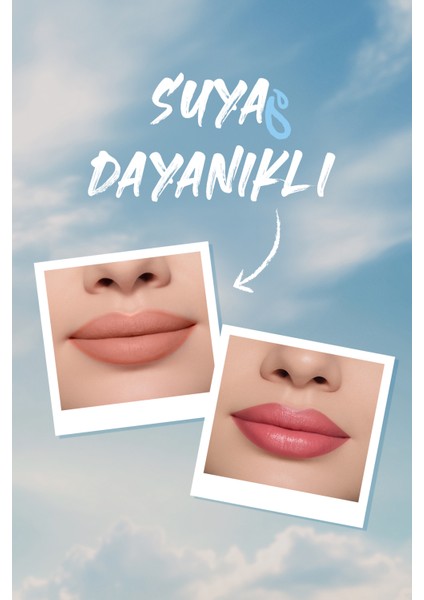 Yoğun Renk Veren Suya Dayanıklı Mat Dudak Kalemi (205 Elegant Bordeaux) 8690604111053 fiyatları