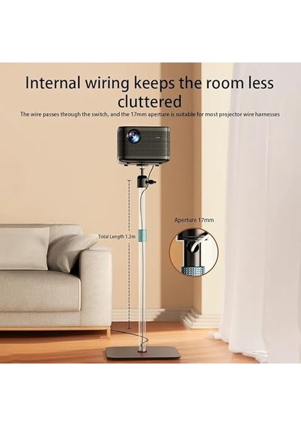 Profesyonel Yatak, Koltuk Arkası Veya Masaüstü Montaj Projeksiyon Stant, Kamera ve Fotoğraf Makinesi Standı 80-160CM Ayarlanabilir Uzunluk TY-L02 Pro (TY-L02 Pro) indirimleri