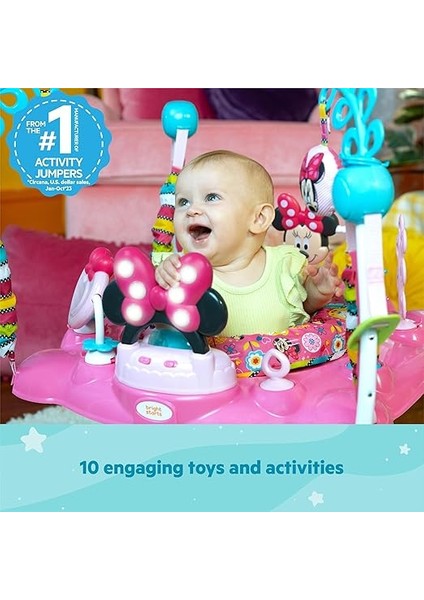 Starts Disney Baby Minnie Mouse Peekaboo Işıklı ve Melodili Aktivite Hoppalası, 6 Aylık ve Üzeri, 11 Kg'a Kadar fiyatları