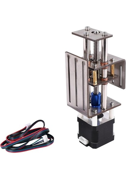 Cnc Z Eksenli Sürgülü Masa, Cnc Freze Seti, Kendin Yap Freze, Küçük Aktarım Modülü, 100 mm Mesafe, Ahşap Freze, Z Ekseni Motoru