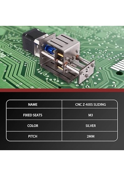 Cnc Z Eksenli Sürgülü Masa, Cnc Freze Seti, Kendin Yap Freze, Küçük Aktarım Modülü, 100 mm Mesafe, Ahşap Freze, Z Ekseni Motoru modelleri