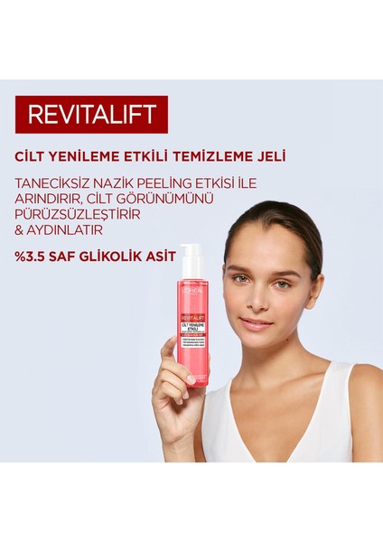 Revitalift Cilt Yenileme Etkili Temizleme Jeli 150 Ml- Glikolik Asit indirimleri